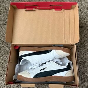 Puma Club 5v5 SD White Black Vapor Gray Sneaker